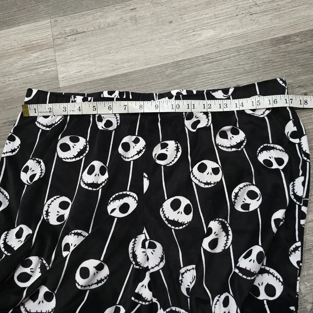 Disney Tim Burton's Nightmare Christmas 2 Piece Pajama Set Soft PJ Top & Pants L - Picture 10 of 12